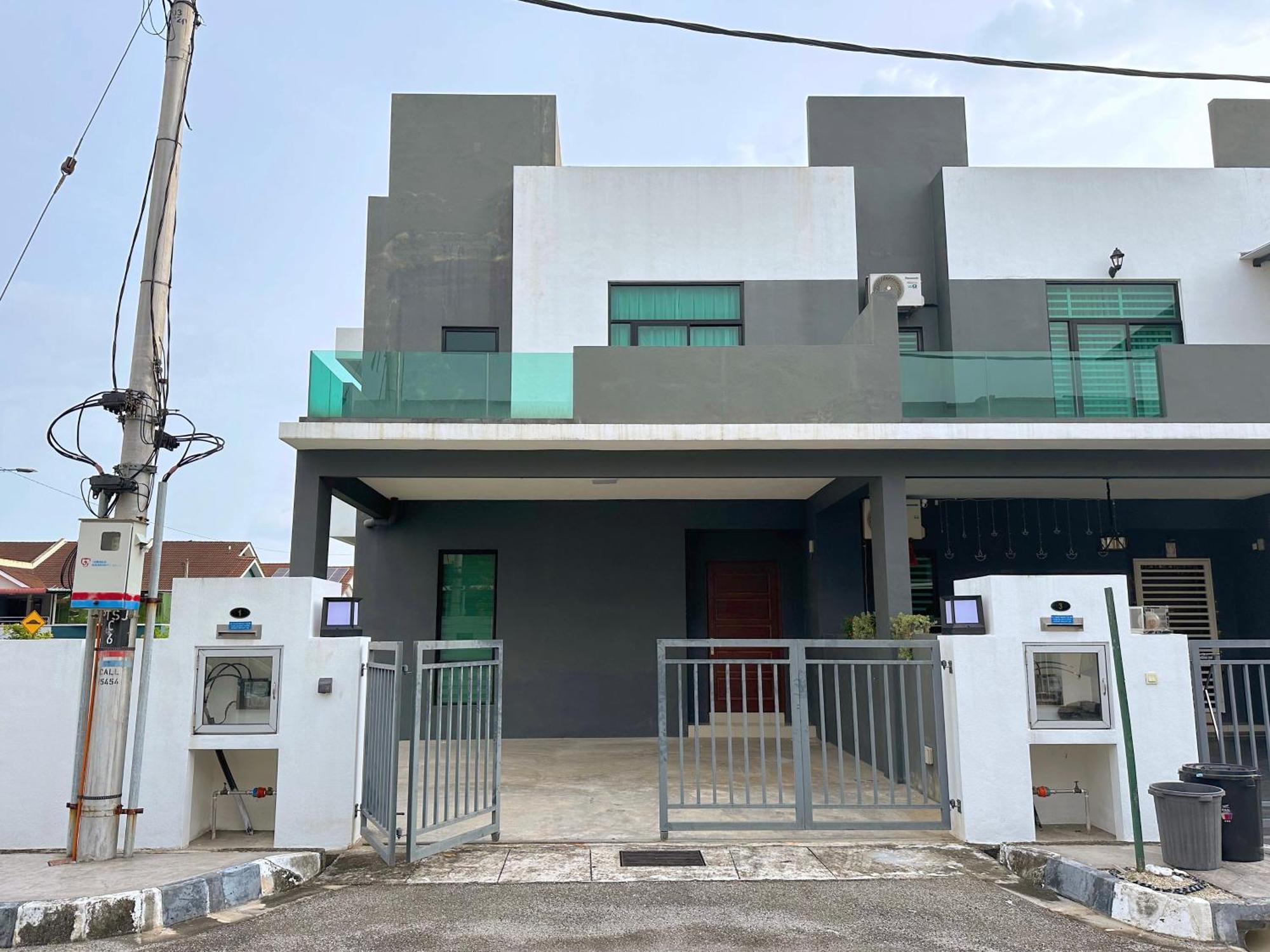 12Pax-4Br3.5Ba2Lvr/Bm/Juru/100In Proj/Autocity/Ikea Villa Simpang Ampat  Exteriör bild